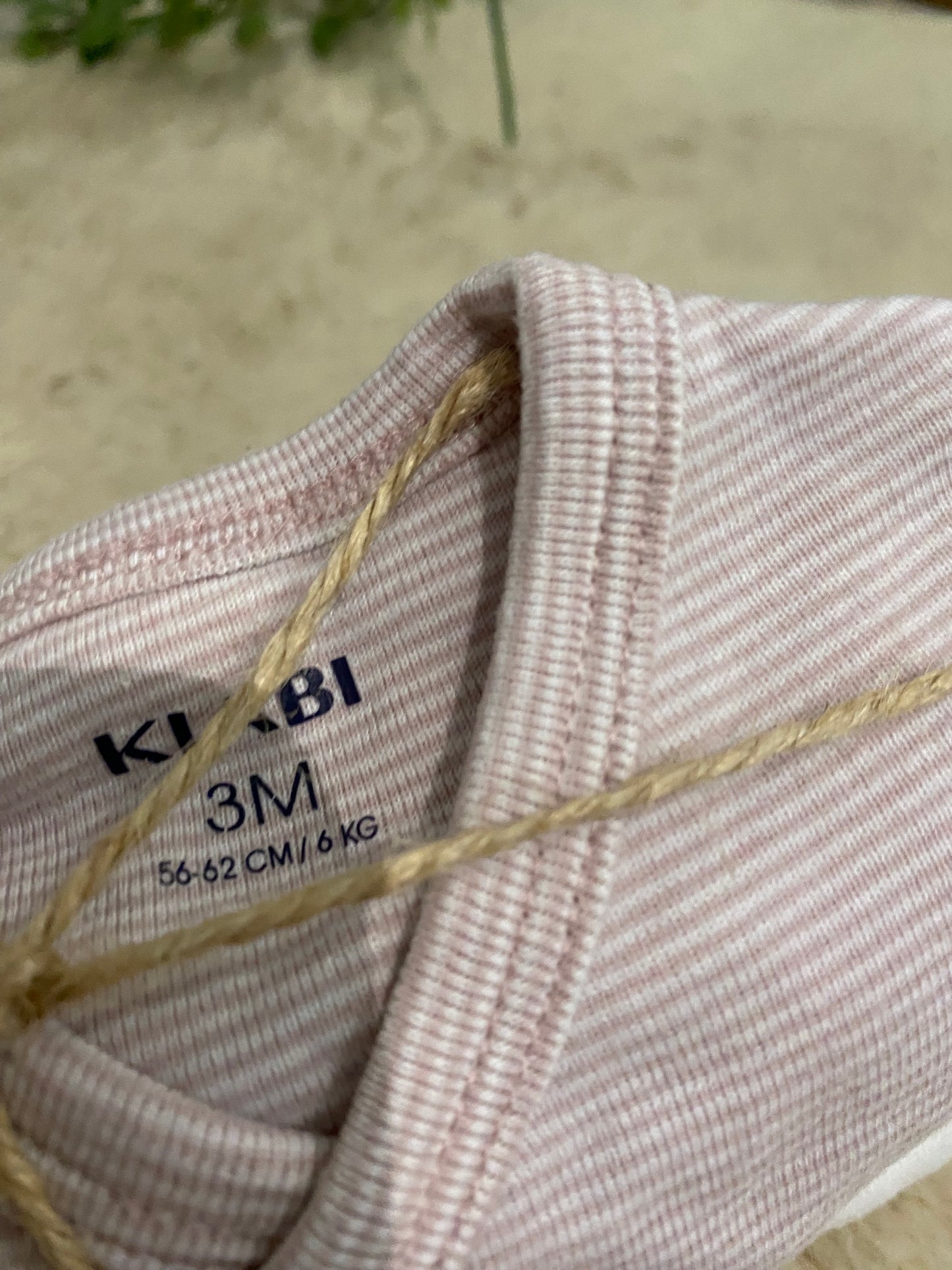 Lot de 3 bodies manches longues bébé – 3 mois – Kiabi