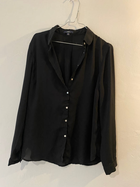 Chemise noire fluide et légère - Kiabi Eco Conception - Taille M