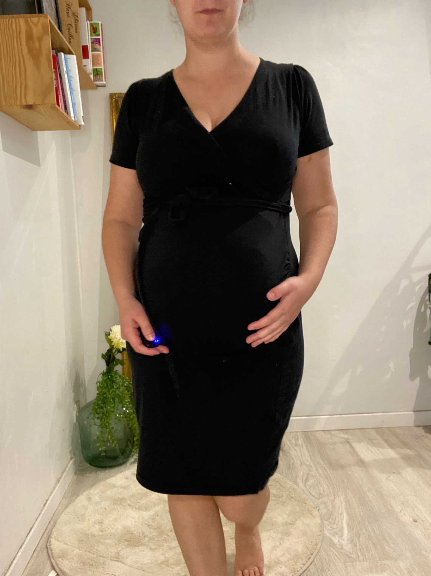 Robe portefeuille idéale pour l’allaitement – Taille M