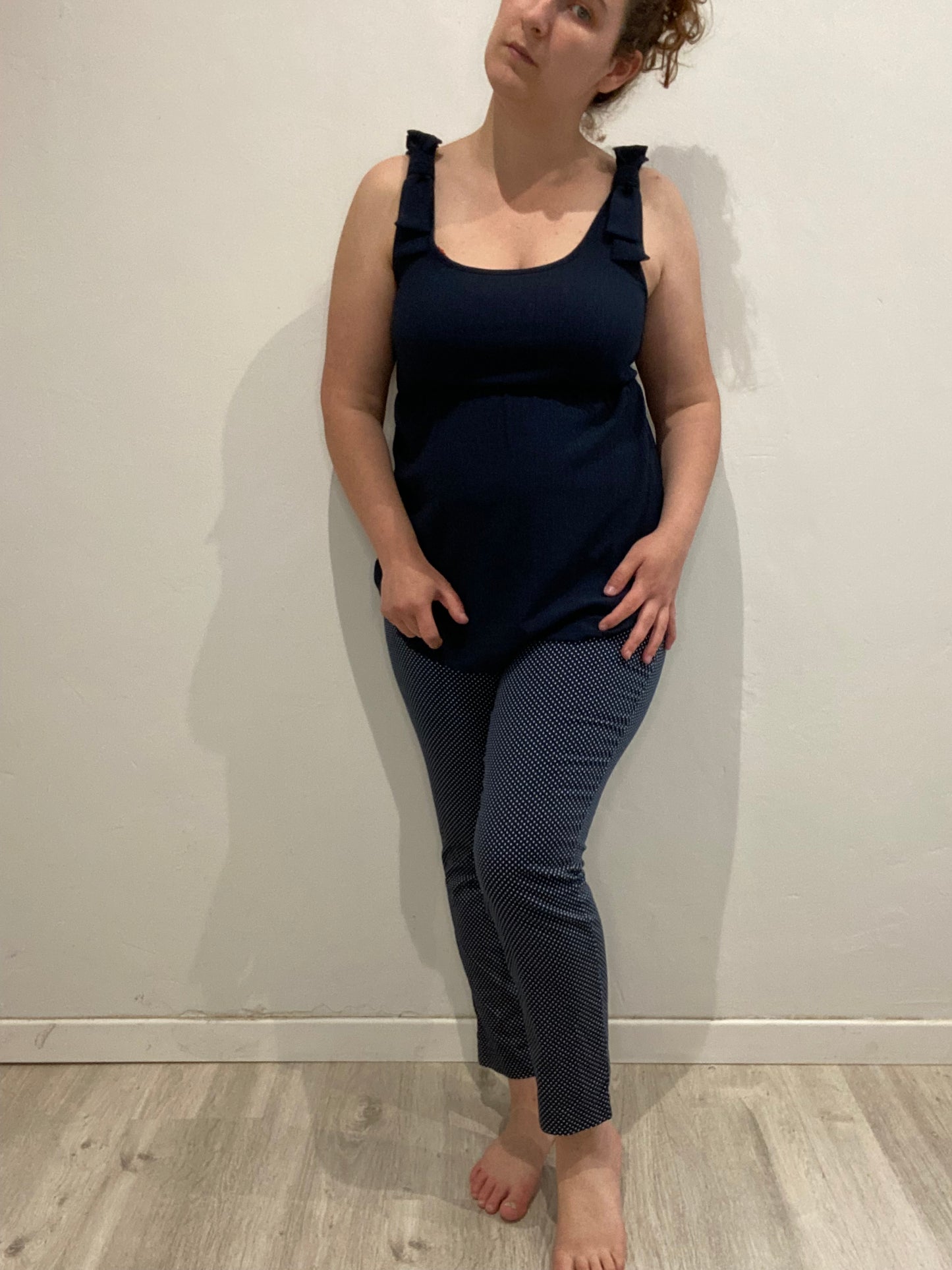 Pantalon à pois