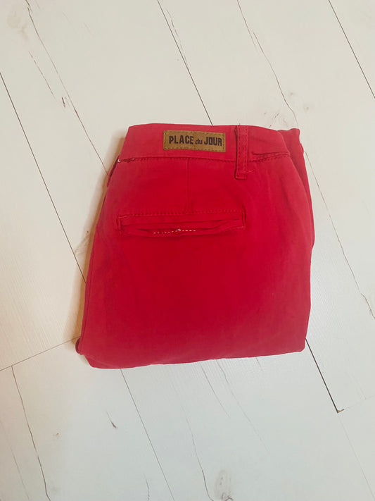 Chino framboise 36