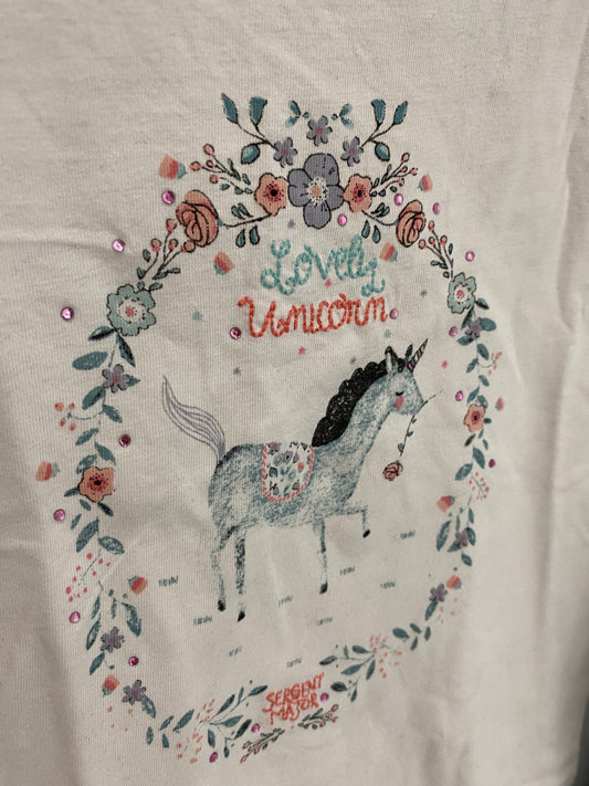 Ensemble bleu licorne 4 ans