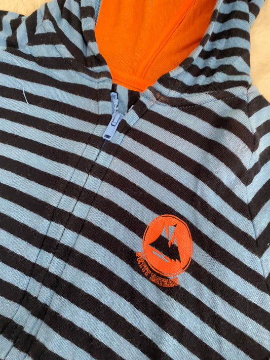 Gilet léger bleu & noir – 24 mois – Petit Bateau