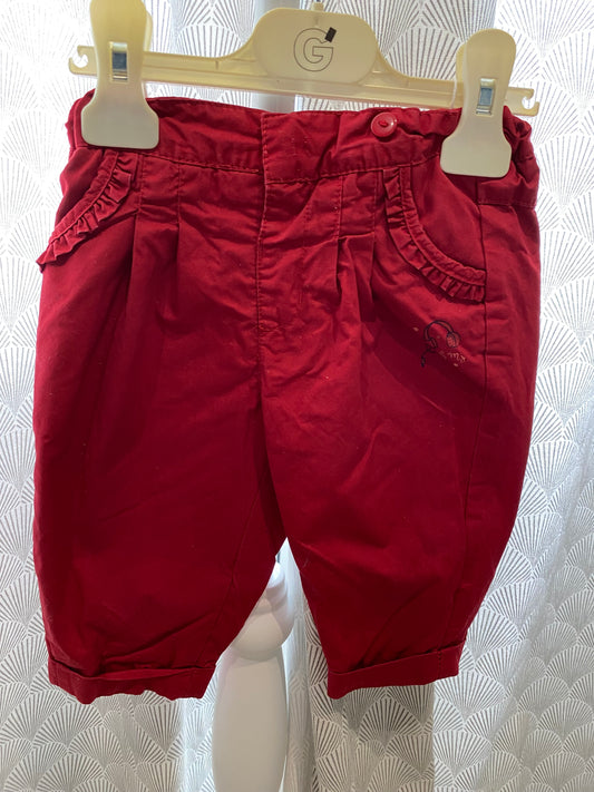 Pantalon rouge – 6 mois – Sergent Major