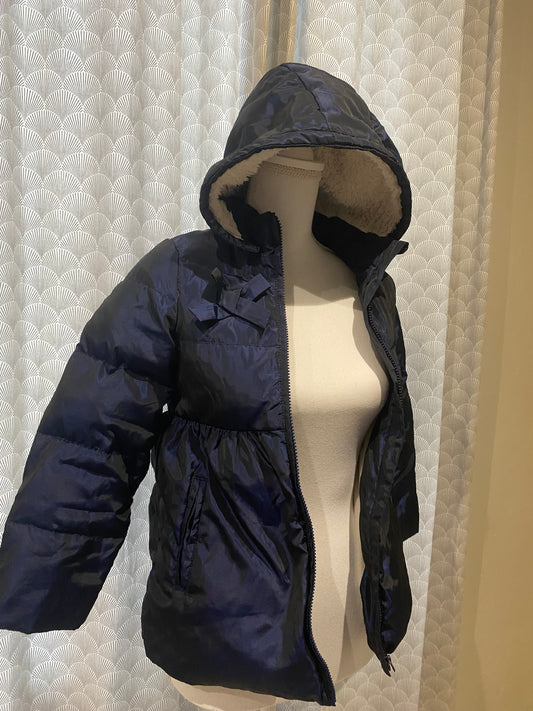 ❄️ Doudoune bleu électrique intérieur polaire – Sergent Major – 8 ans