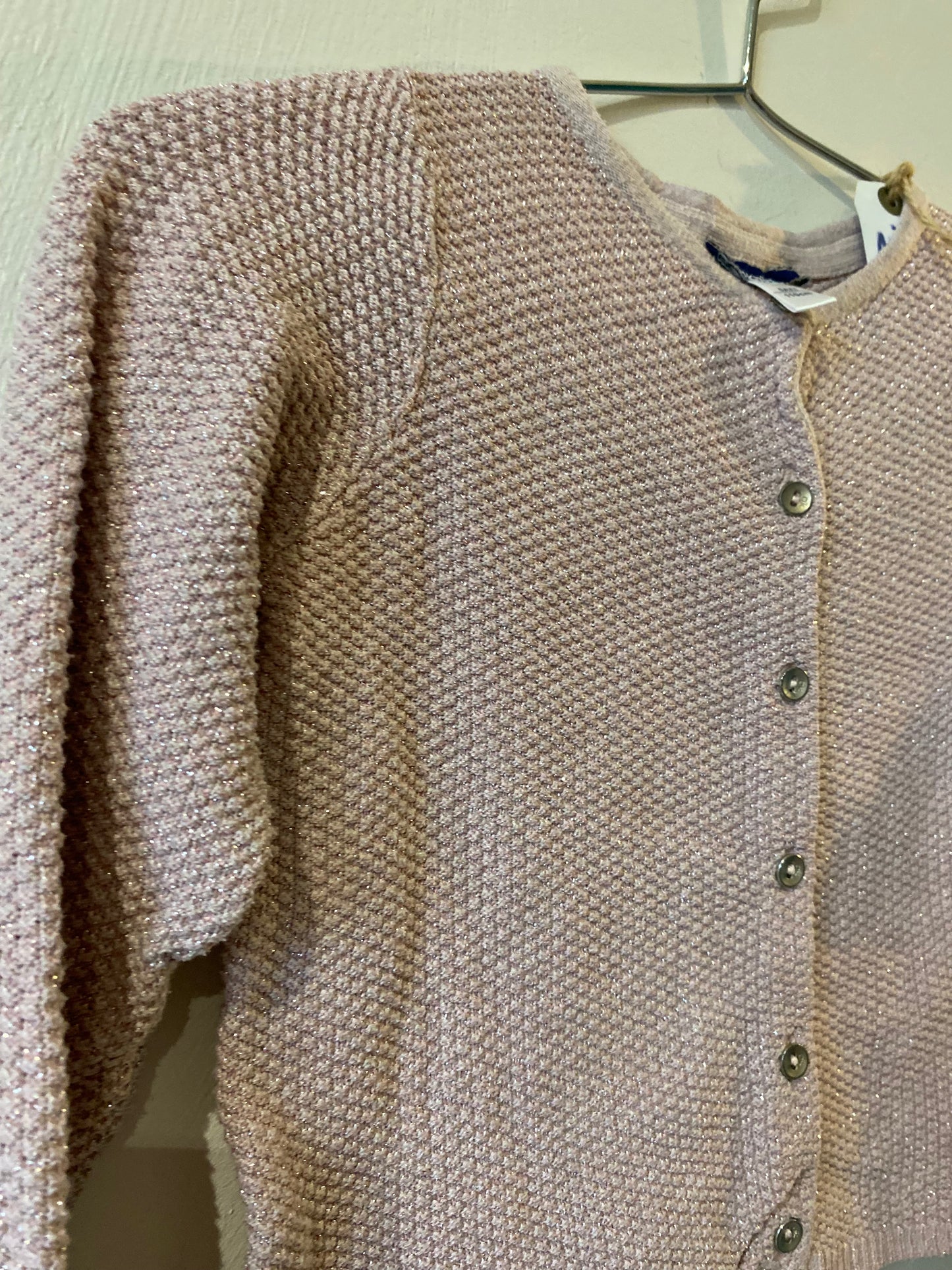 gilet mauve pailleté – 8 ans – okaïdi