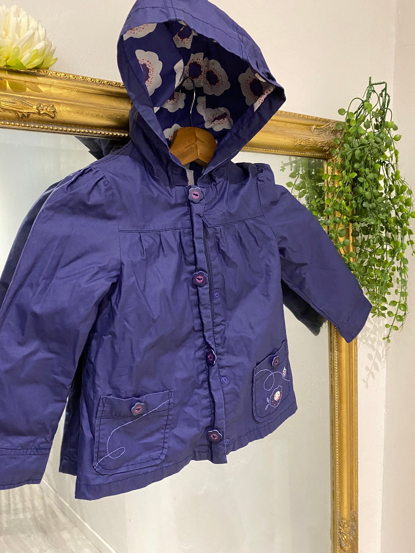 Parka violet 4 ans