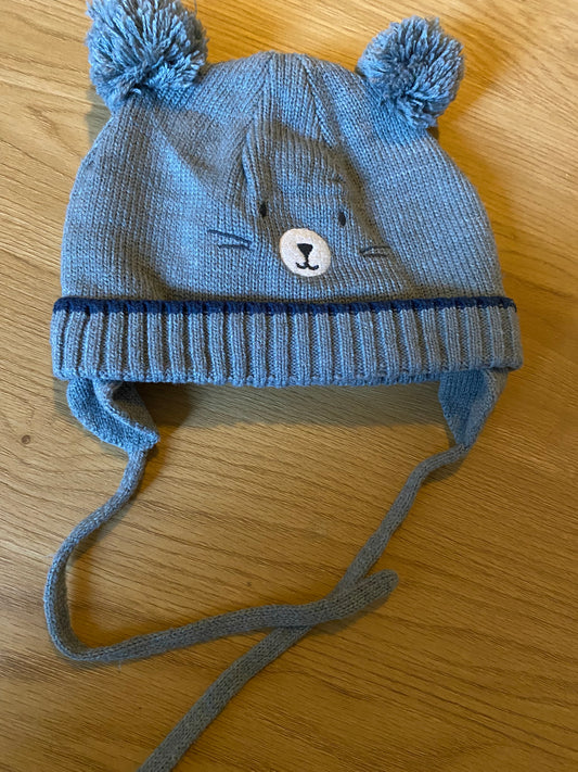 Bonnet gris à cordon avec intérieur polaire – Sergent Major