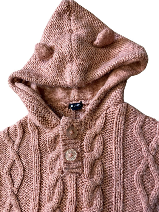 Poncho rose 6 mois