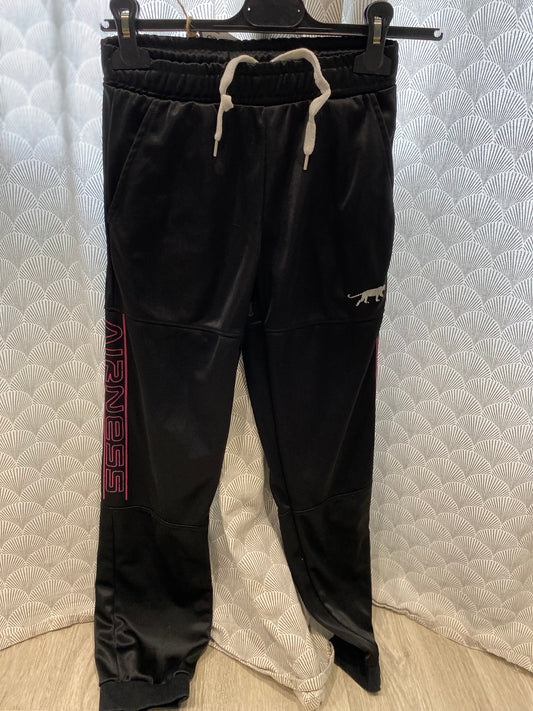 Jogging noir avec logo fuchsia – 12 ans – Airness