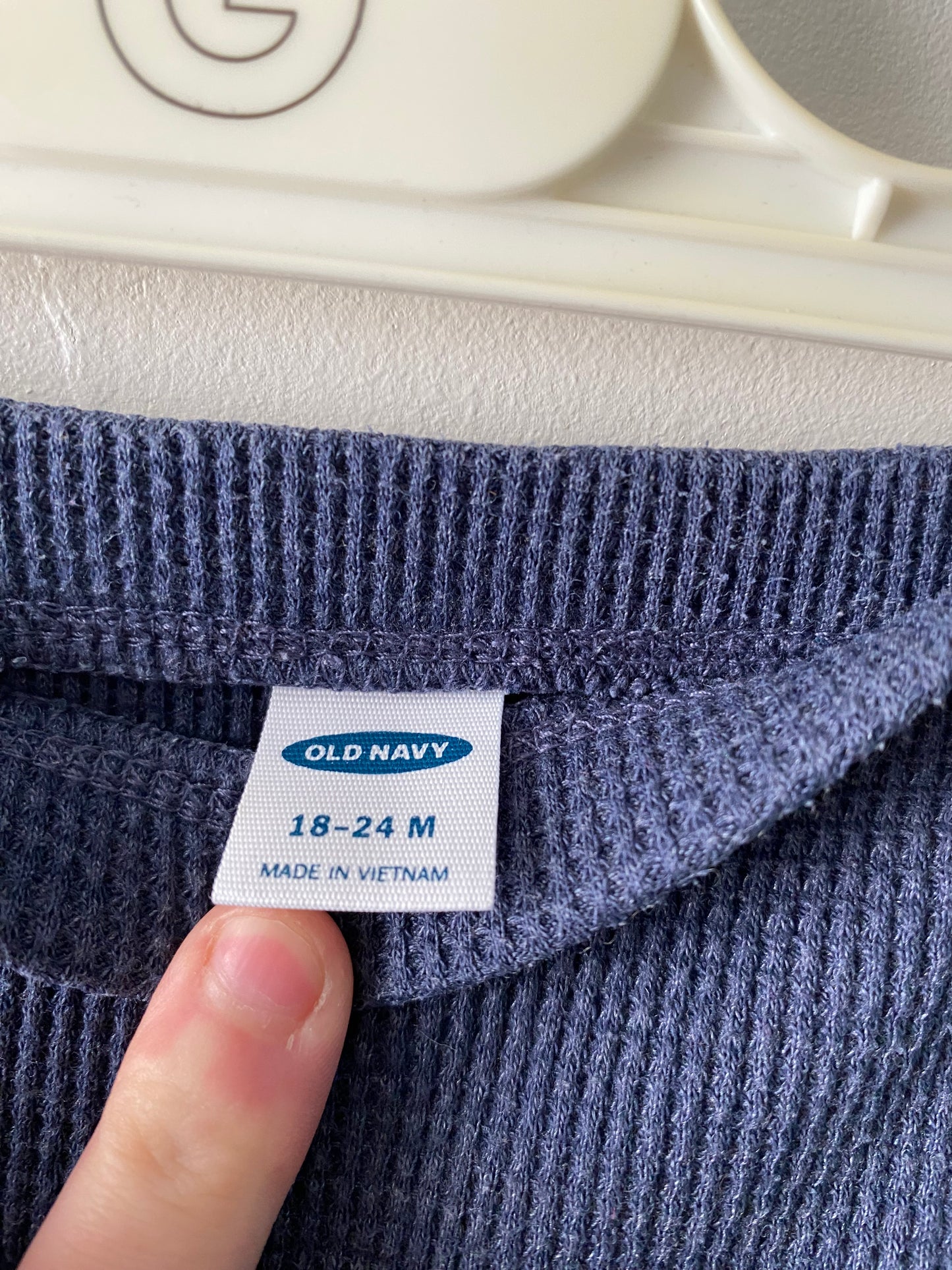 Legging bébé marine côtelé – 18/24 mois – Old Navy