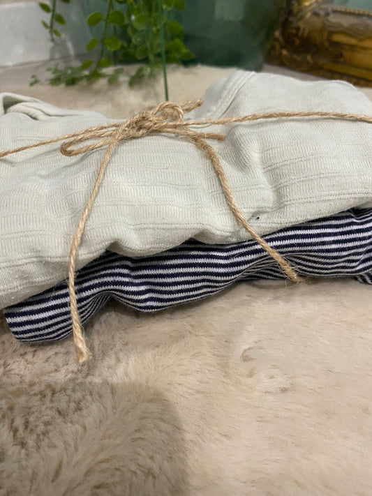 Lot de 2 bodies bébé manches longues – 36 mois – Petit Bateau