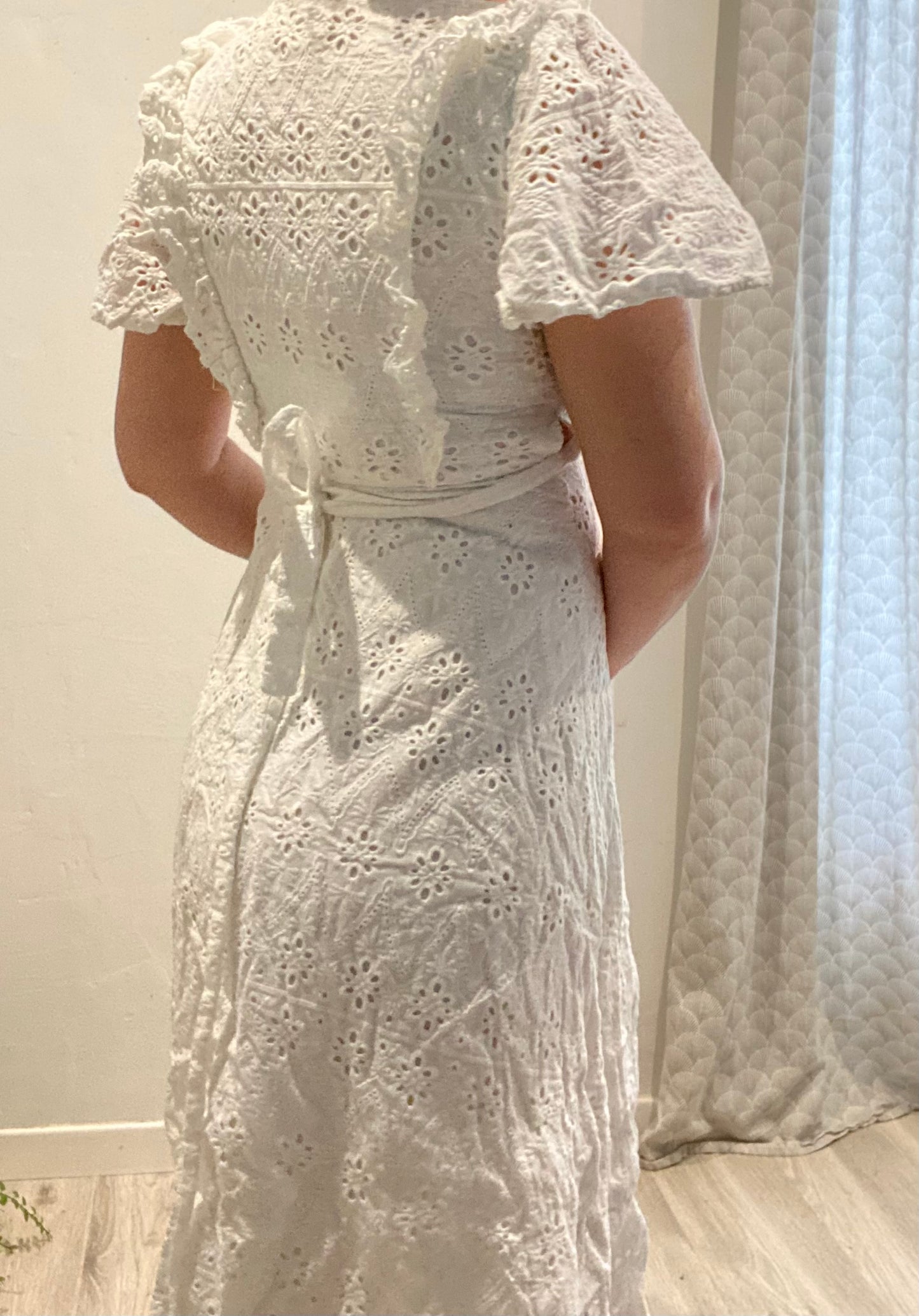 Robe dentelle blanche