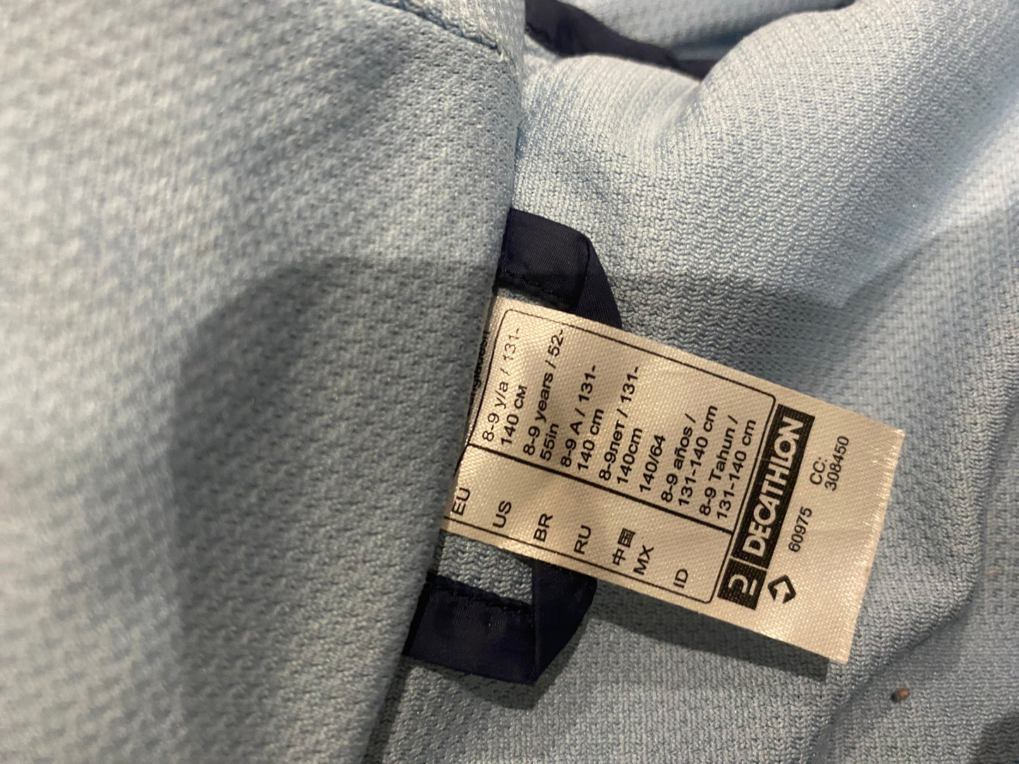 ❄️ Doudoune mi-saison bleu – Quechua – 8/9 ans – neuve sans étiquette