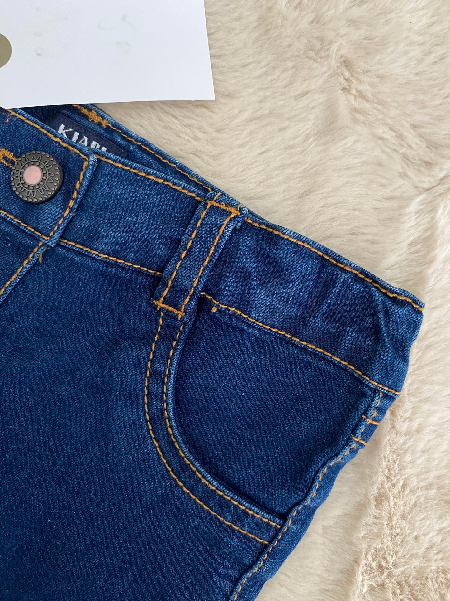 Jeans slim fit brut Kiabi – 6 mois 👶💙