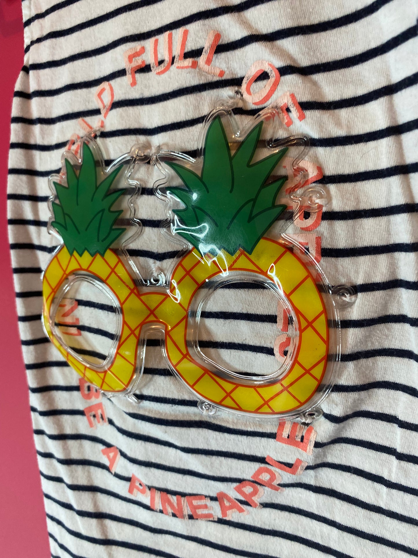 Débardeur rayé lunette 8 ans