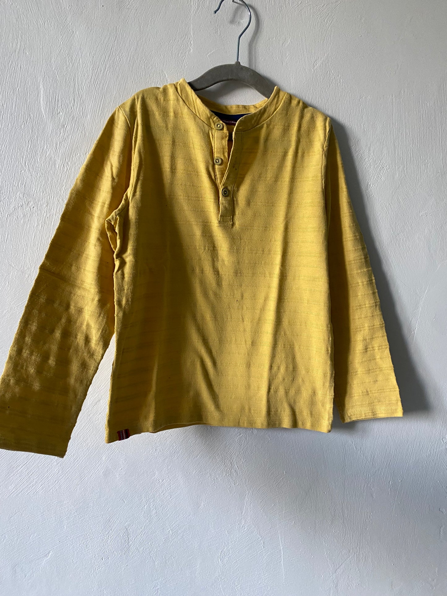 T-shirt manches longues / Polo léger jaune - Sergent Major - 8 ans