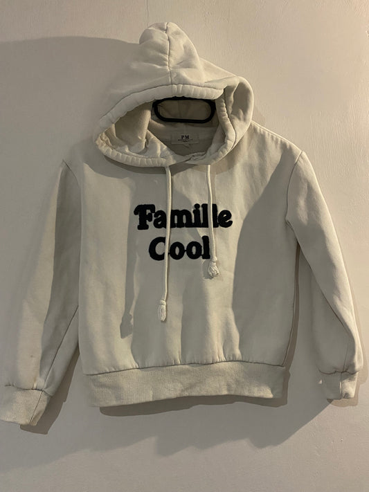Sweat à capuche crème enfant – 10 ans – Mère & Fille Paris