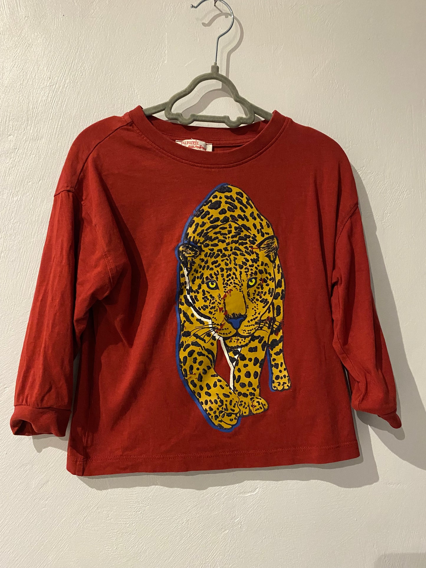 T-shirt bordeaux ML jaguar – 3 ans – DPAM