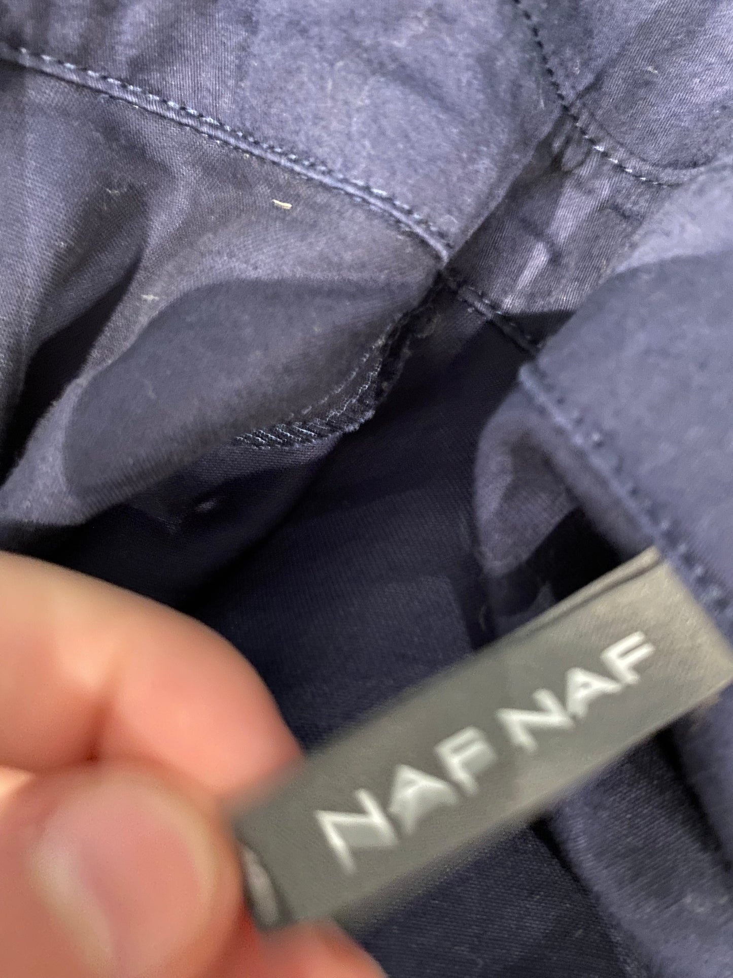 Chemise cintrée à boutons pression – Naf Naf – 38/40