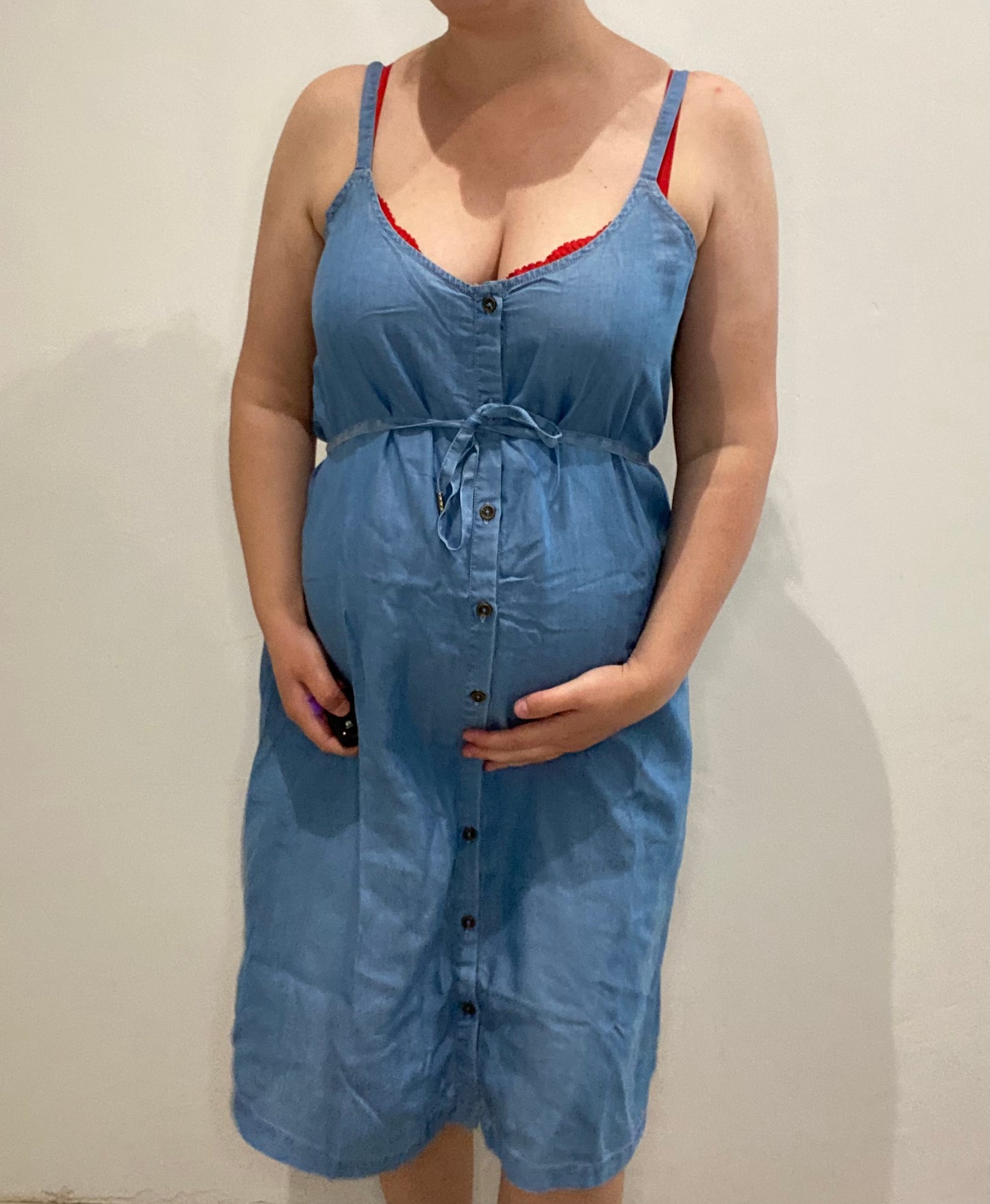 Robe effet jeans