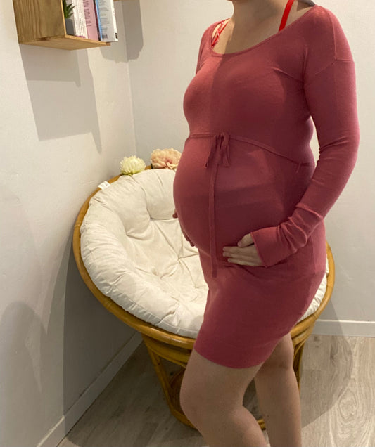 Robe corail pull 34/36