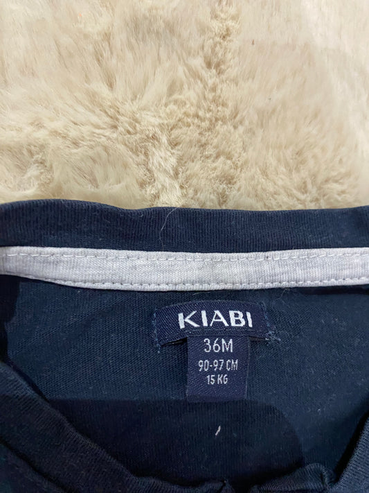 👕 Lot 3 t-shirts manches courtes unis – Kiabi – 3 ans