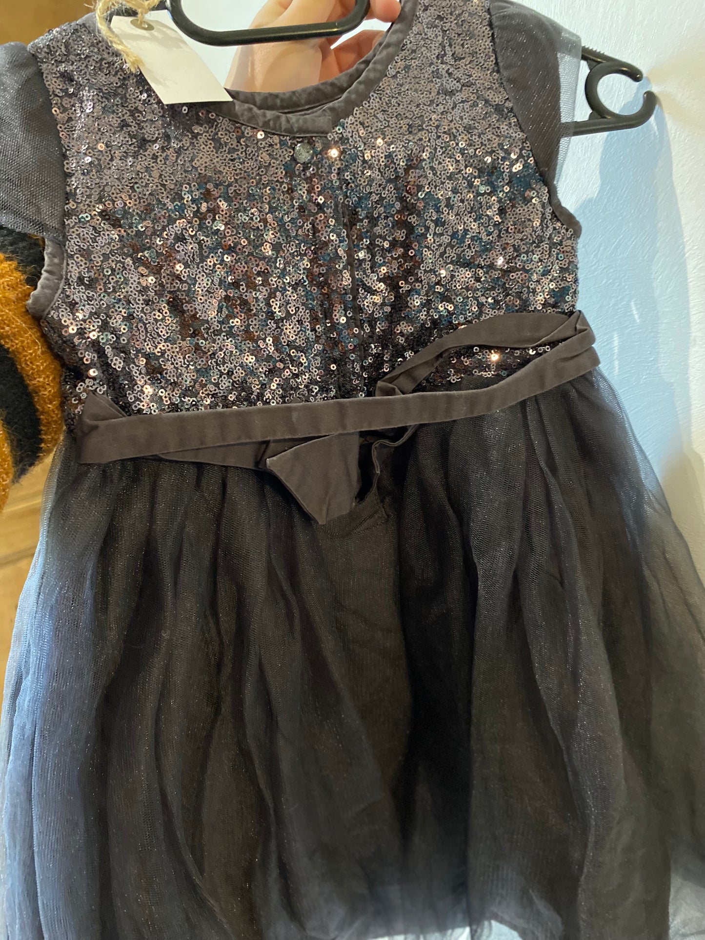 robe tulle grise pailletée – 4 ans – vertbaudet