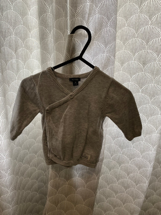 Brassière grise en maille – 1 mois – Kiabi