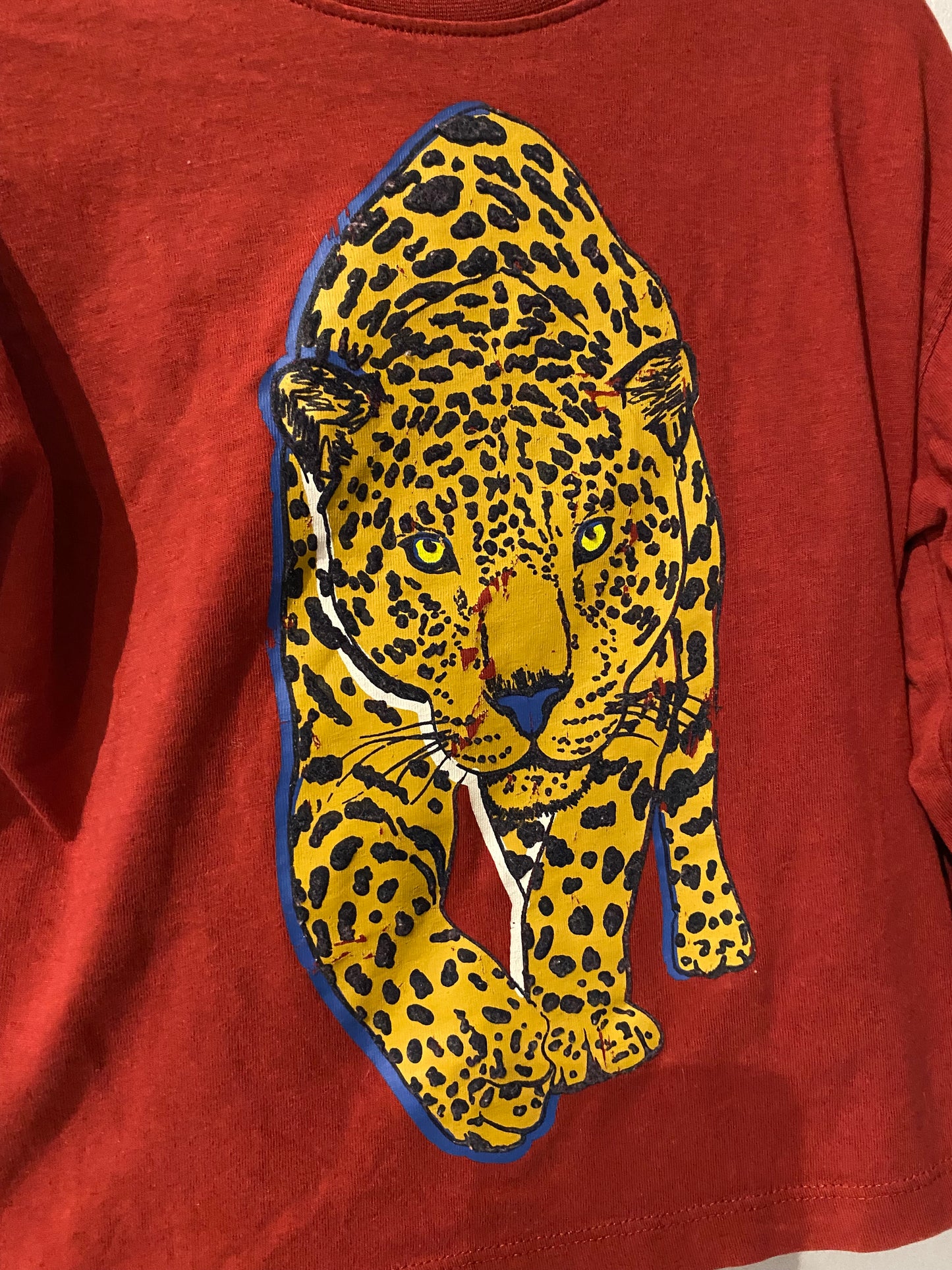 T-shirt bordeaux ML jaguar – 3 ans – DPAM