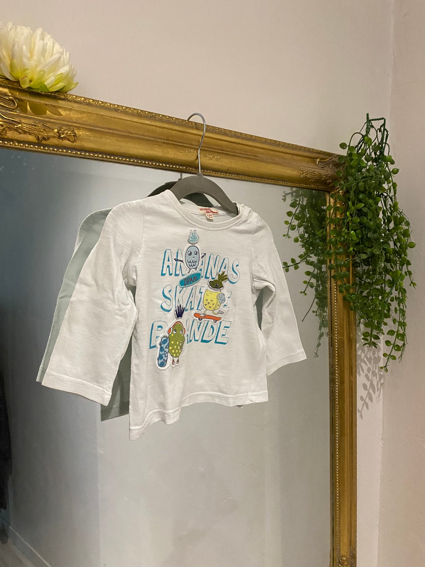 T shirt blanc 6 mois