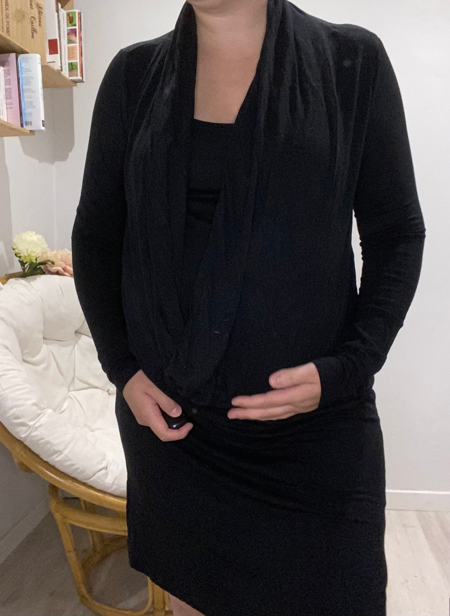 Robe noire allaitement 38/40