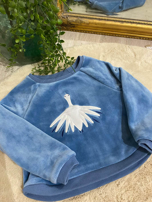 Sweat tout doux bleu – Okaïdi – 4 ans