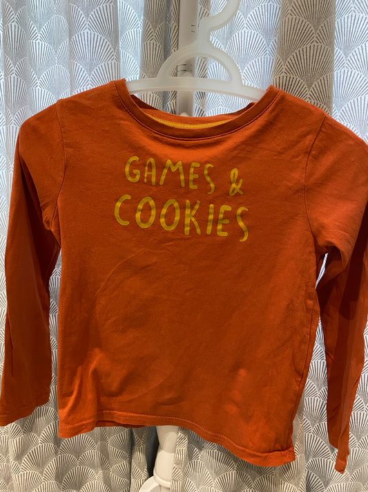 T-shirt orange – 8 ans – Kiabi