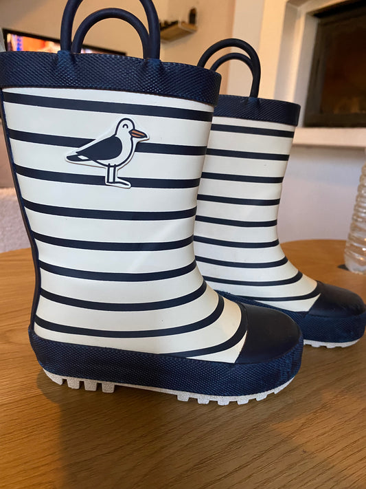 Bottes de pluie marinière – Taille 24 – Vertbaudet