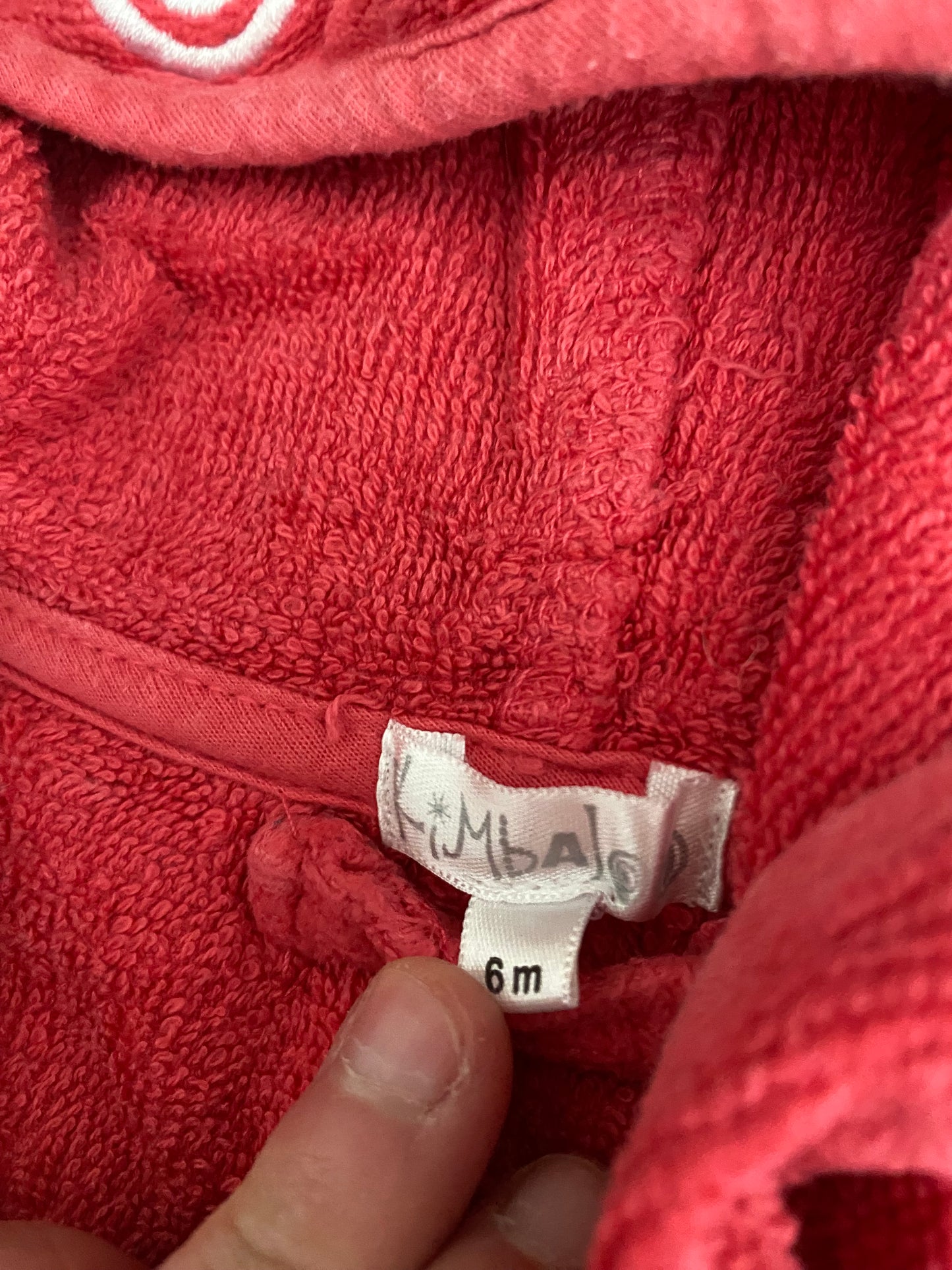 Peignoir fuchsia avec ceinture – taille 6 mois – Kimbaloo 🛁