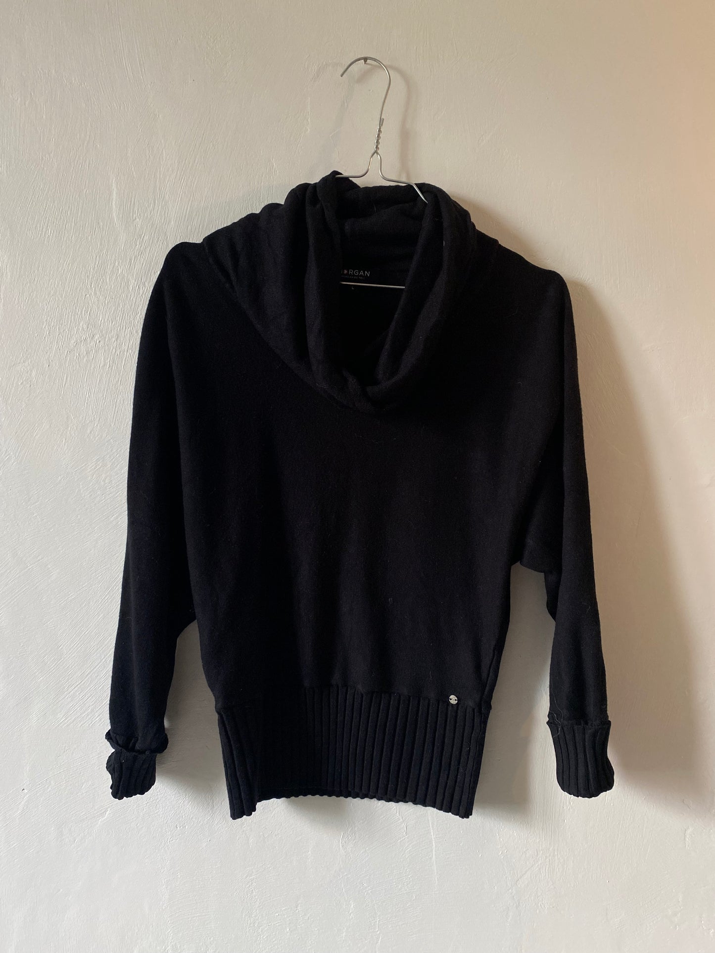 Pull noir col montant – Morgan – Taille M